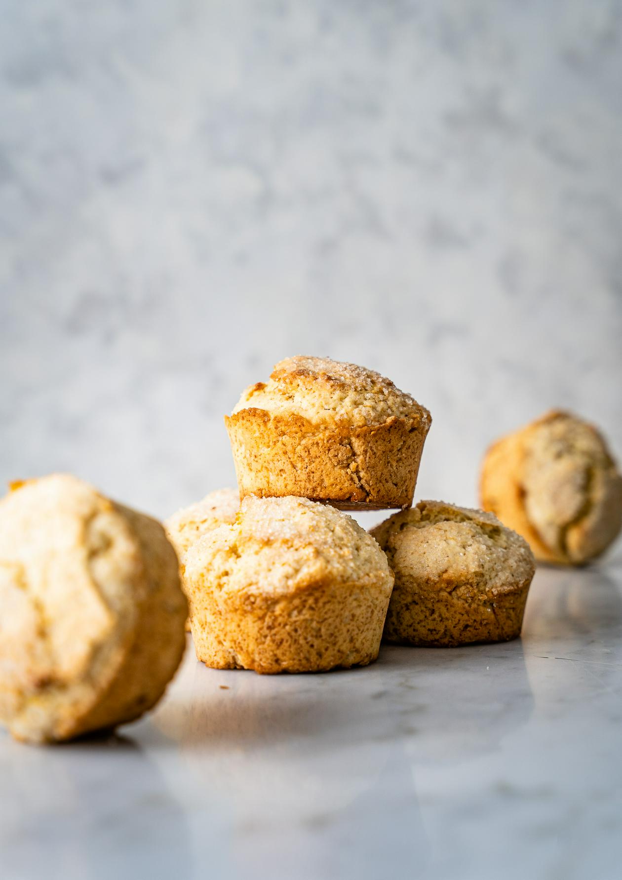 Gesuikerde ricotta-muffins