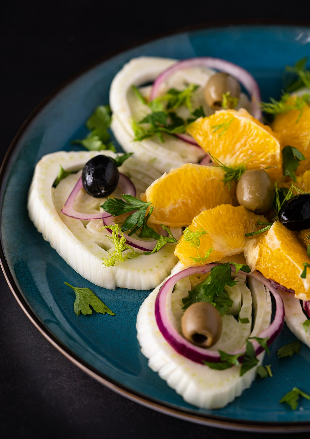 Salade met venkel en sinaasappel